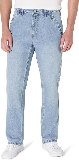 Men's Rigid Relaxed-Fit Workwear Carpenter Jeans
