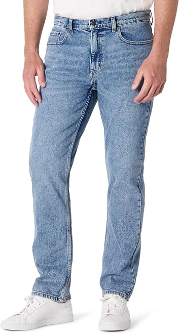 Men's Low Stretch Straight-Fit Jeans